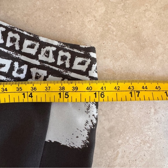 Banana Republic Brown Printed Square Neck Sleeveless Silk Sheath Womens Size 4 - Picture 10 of 16